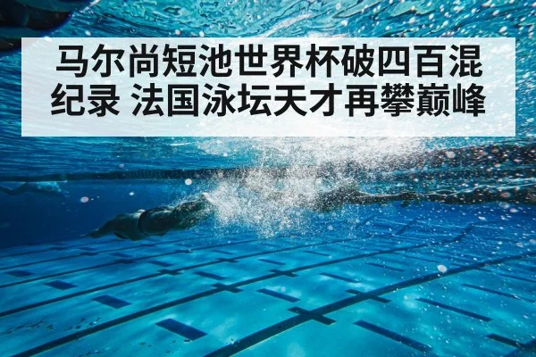 马尔尚短池世界杯破四百混纪录 法国泳坛天才再攀巅峰